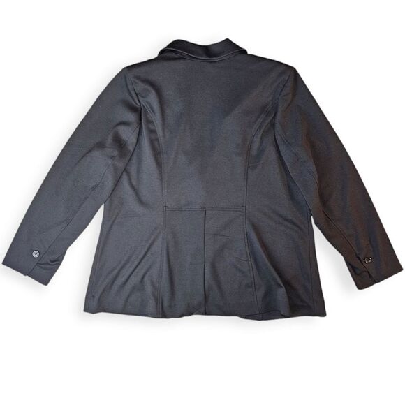Penningtons Black Stretch Relaxed Fit Blazer Size 20 - Picture 11 of 15